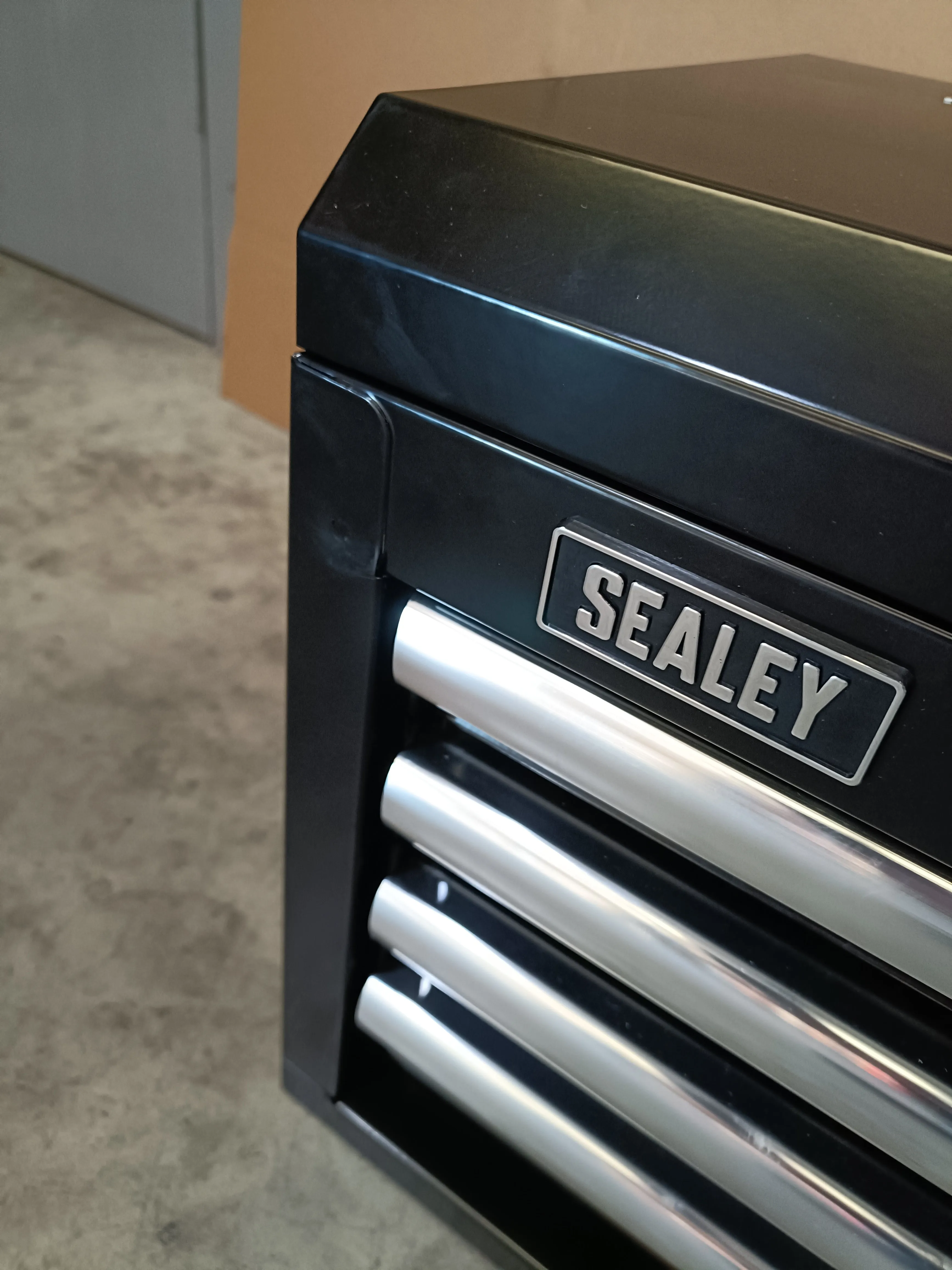 Sealey 6 Drawer Topchest with Ball Bearing Slides - Black - C