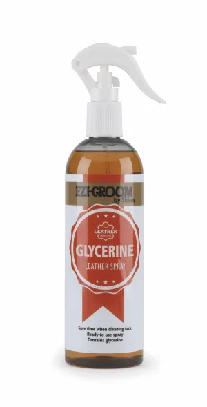 Shires EZI-GROOM GLYCERINE LEATHER SPRAY