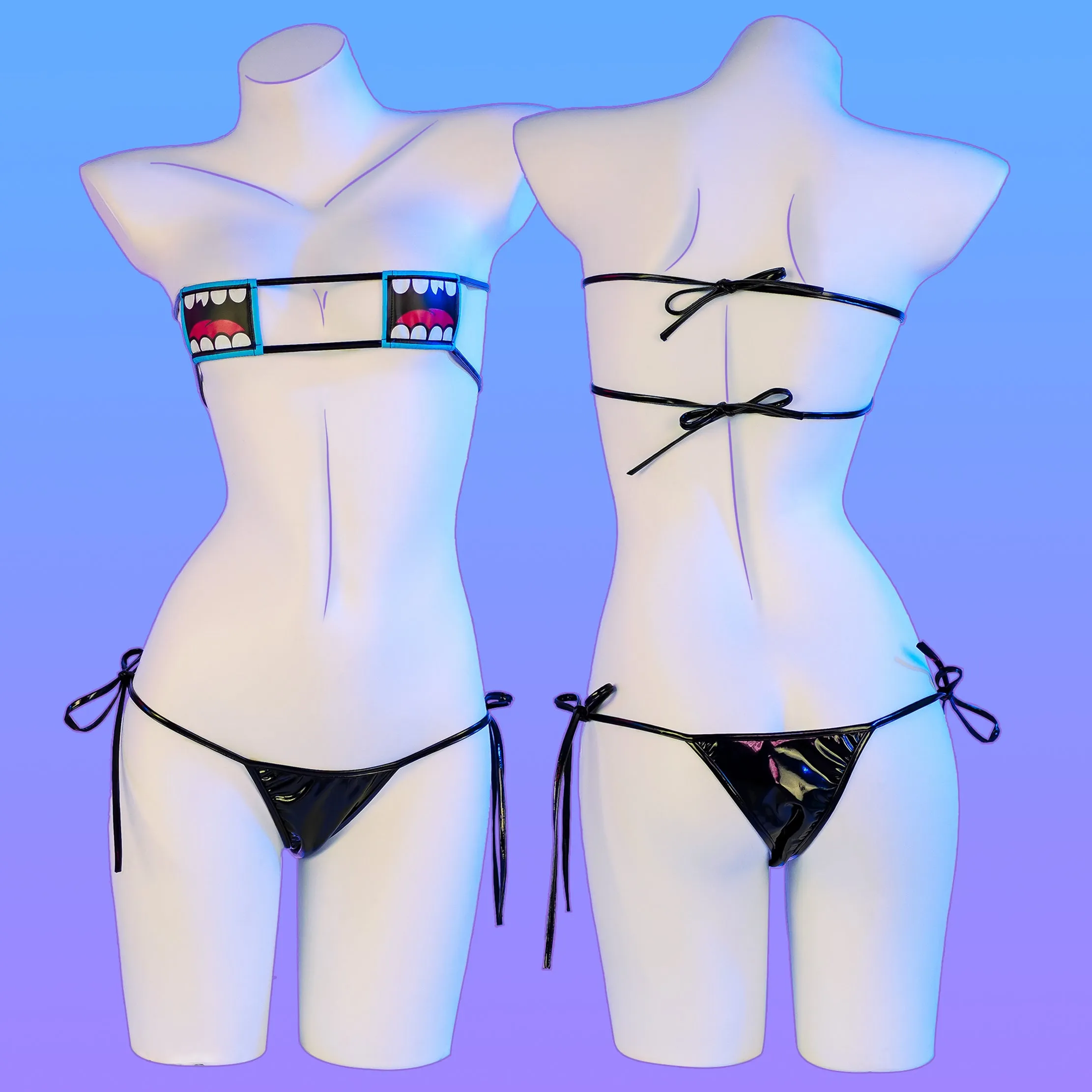 Smiley strappy bikini  AN0509