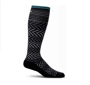 Sockwell Chevron Compression Socks - Black