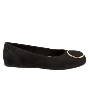 Softwalk Sonoma Halo S2257-004 Womens Black Extra Wide Ballet Flats Shoes
