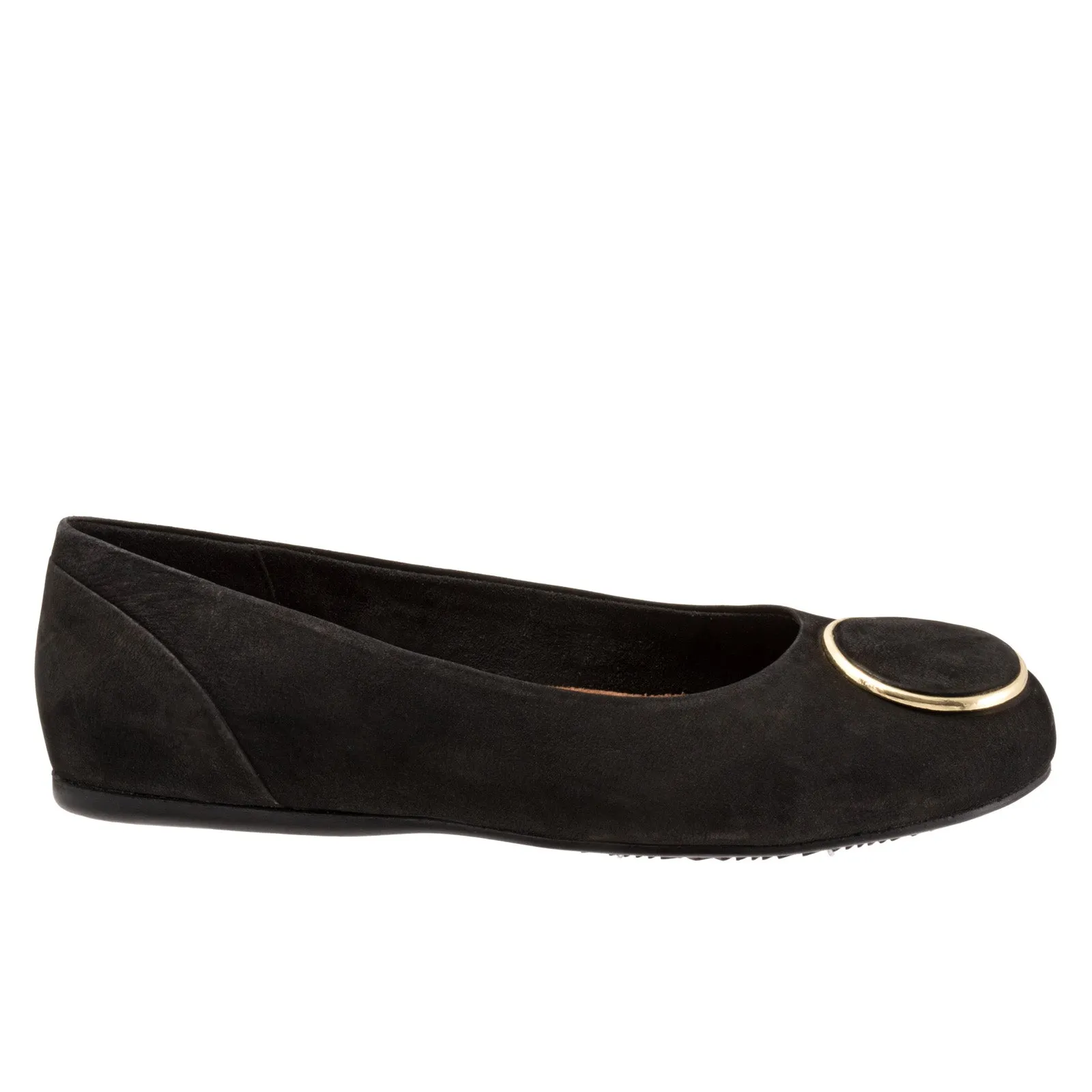 Softwalk Sonoma Halo S2257-004 Womens Black Extra Wide Ballet Flats Shoes