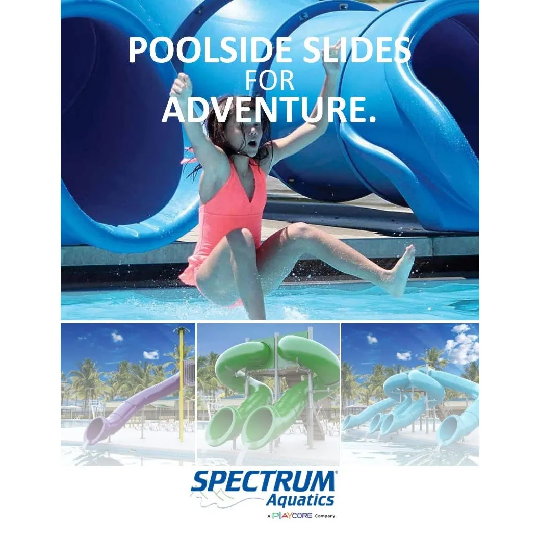 Spectrum Aquatics - Double Flume 90°/360° Triangle Deck
