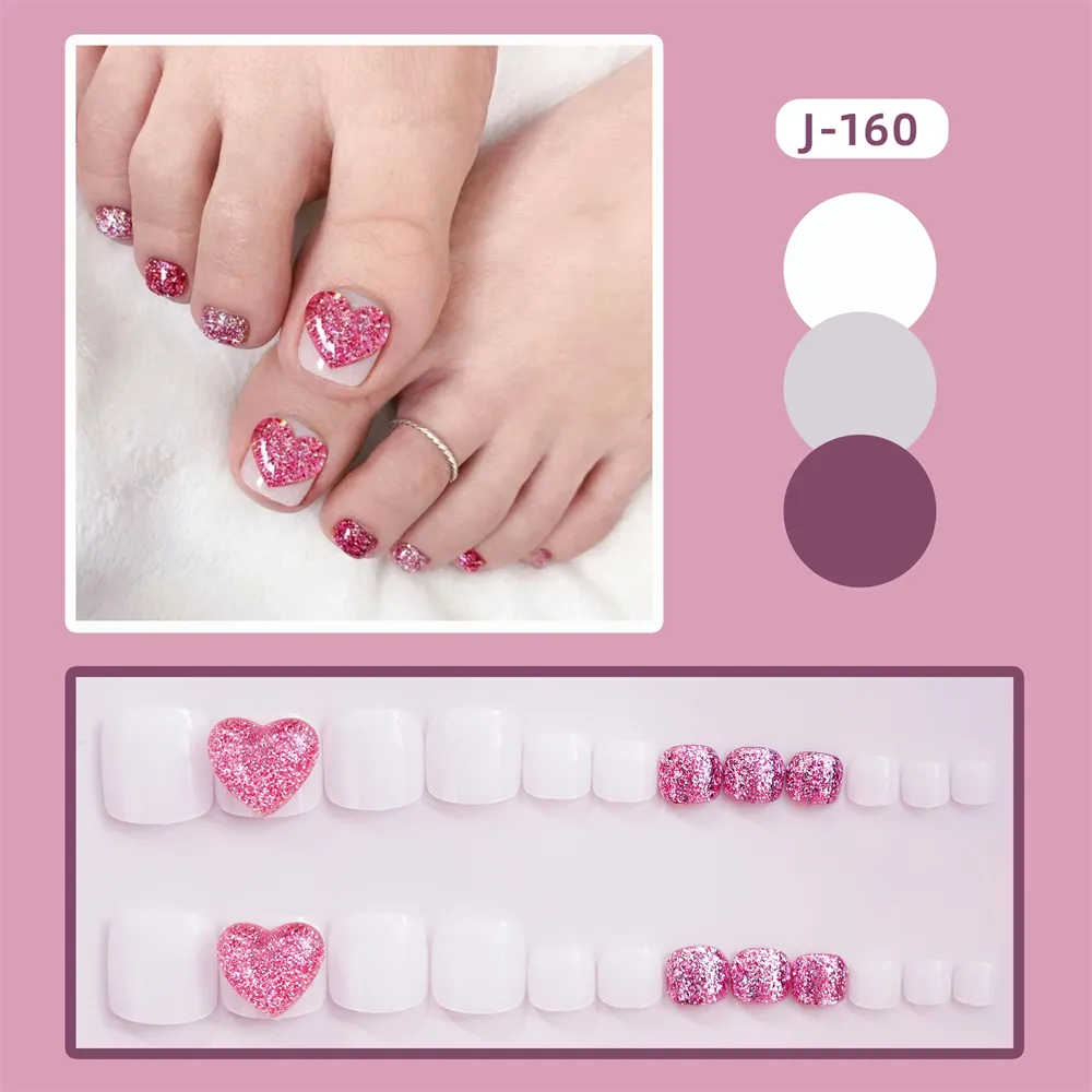 Square Toe Pink Flash Love