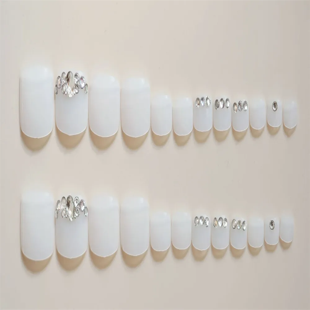 Square Toe Transparent Silver Beads