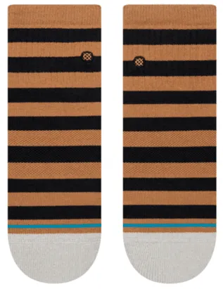 Stance Socks Womens Anything Quarter Black Brown
