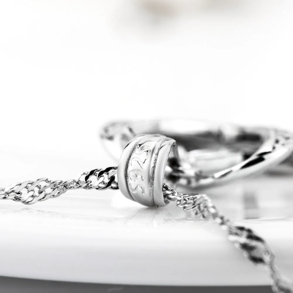 Star in Heart Pendant Necklace