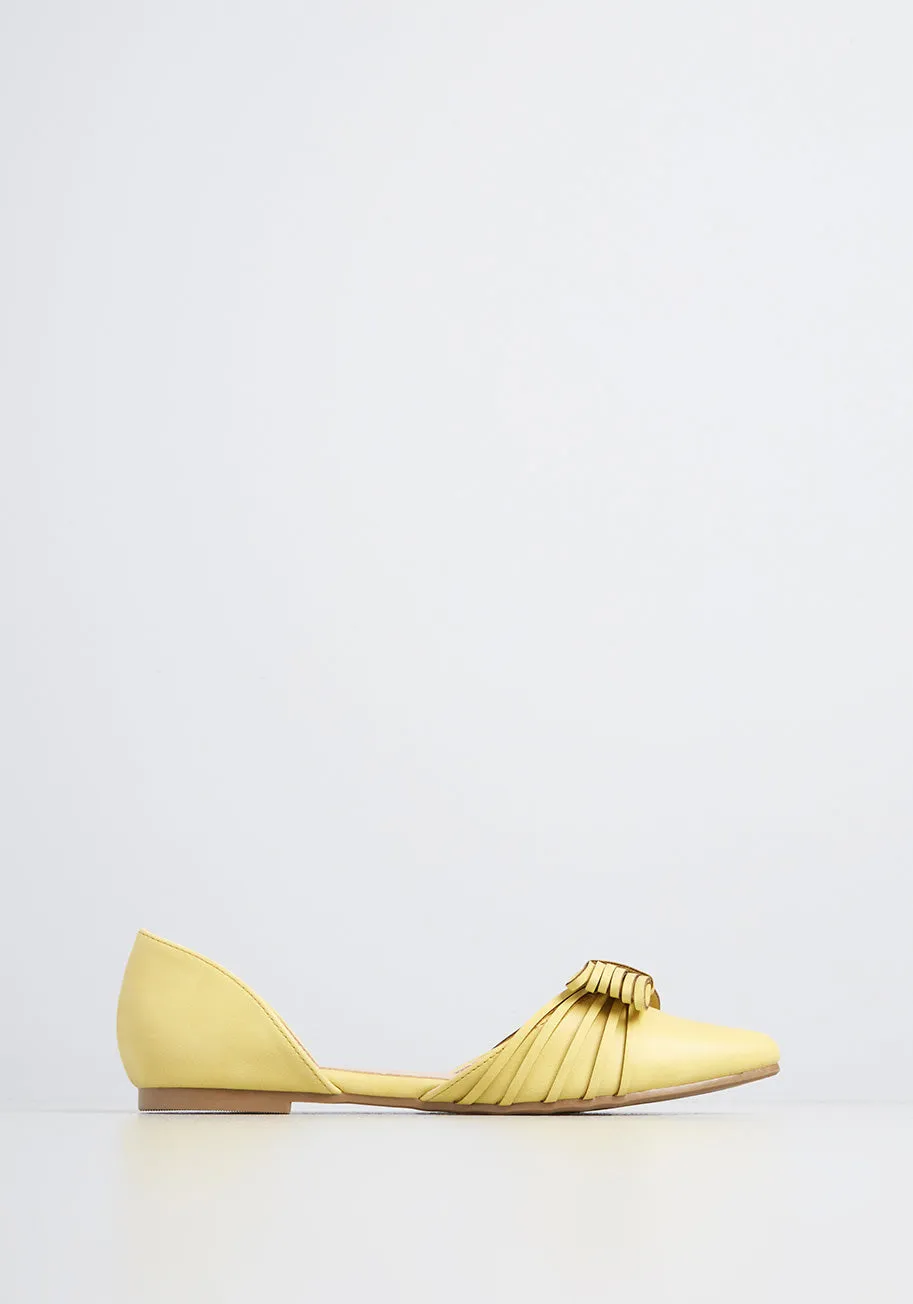 Strappy Makes Me Happy d'Orsay Flat