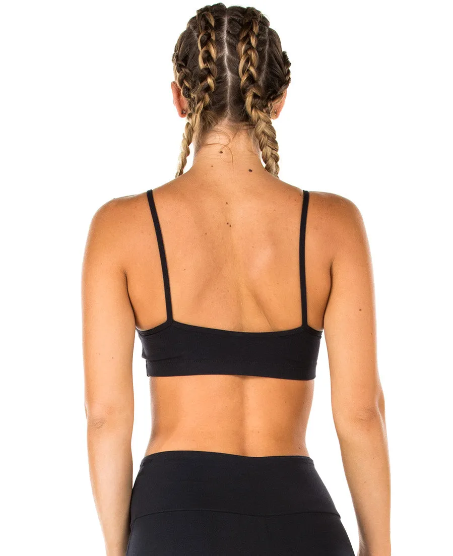 Strappy Supplex Top - Black