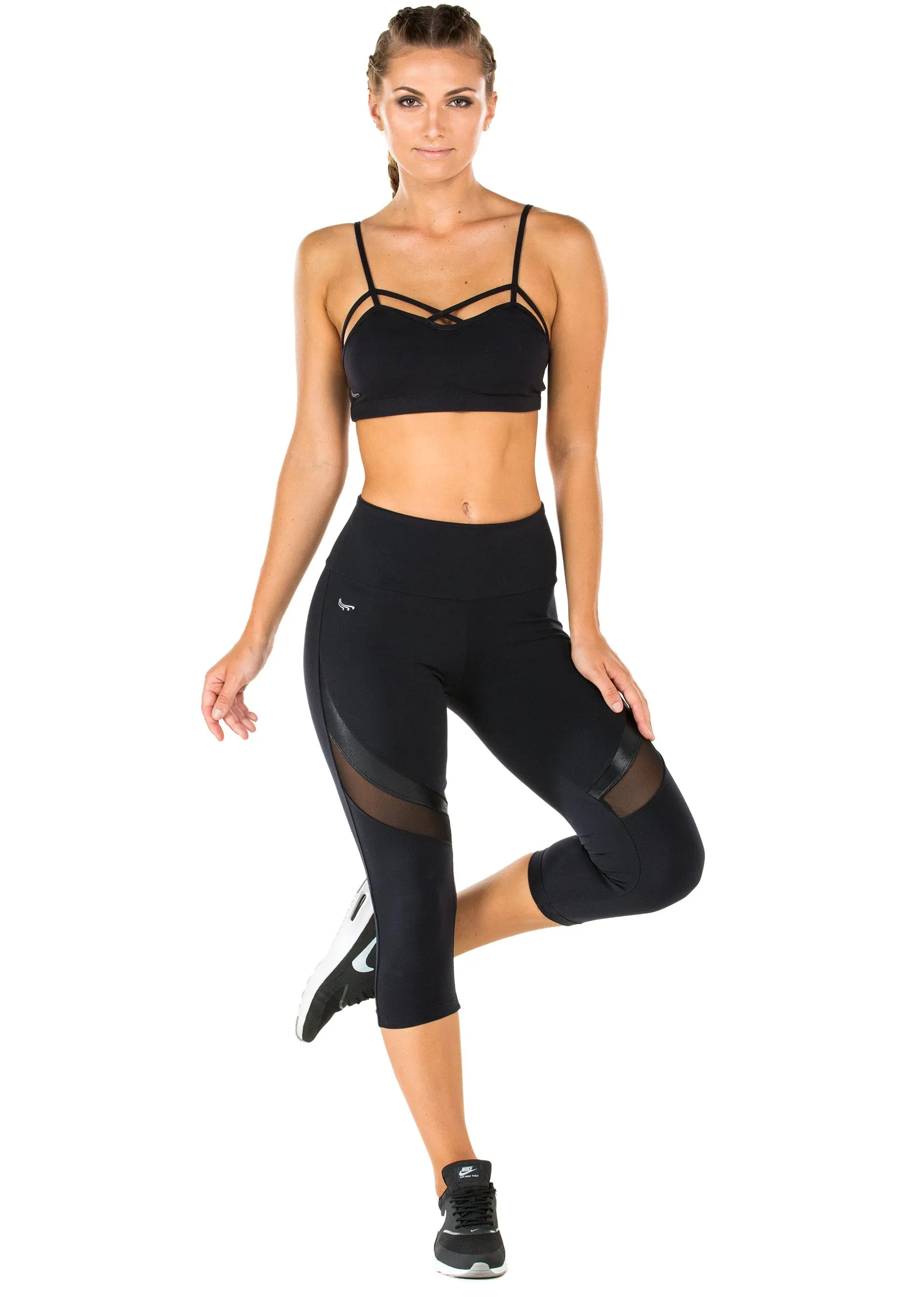 Strappy Supplex Top - Black