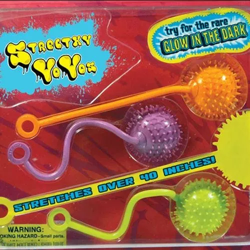 Stretchy YoYo Balls in 2 inch Capsules
