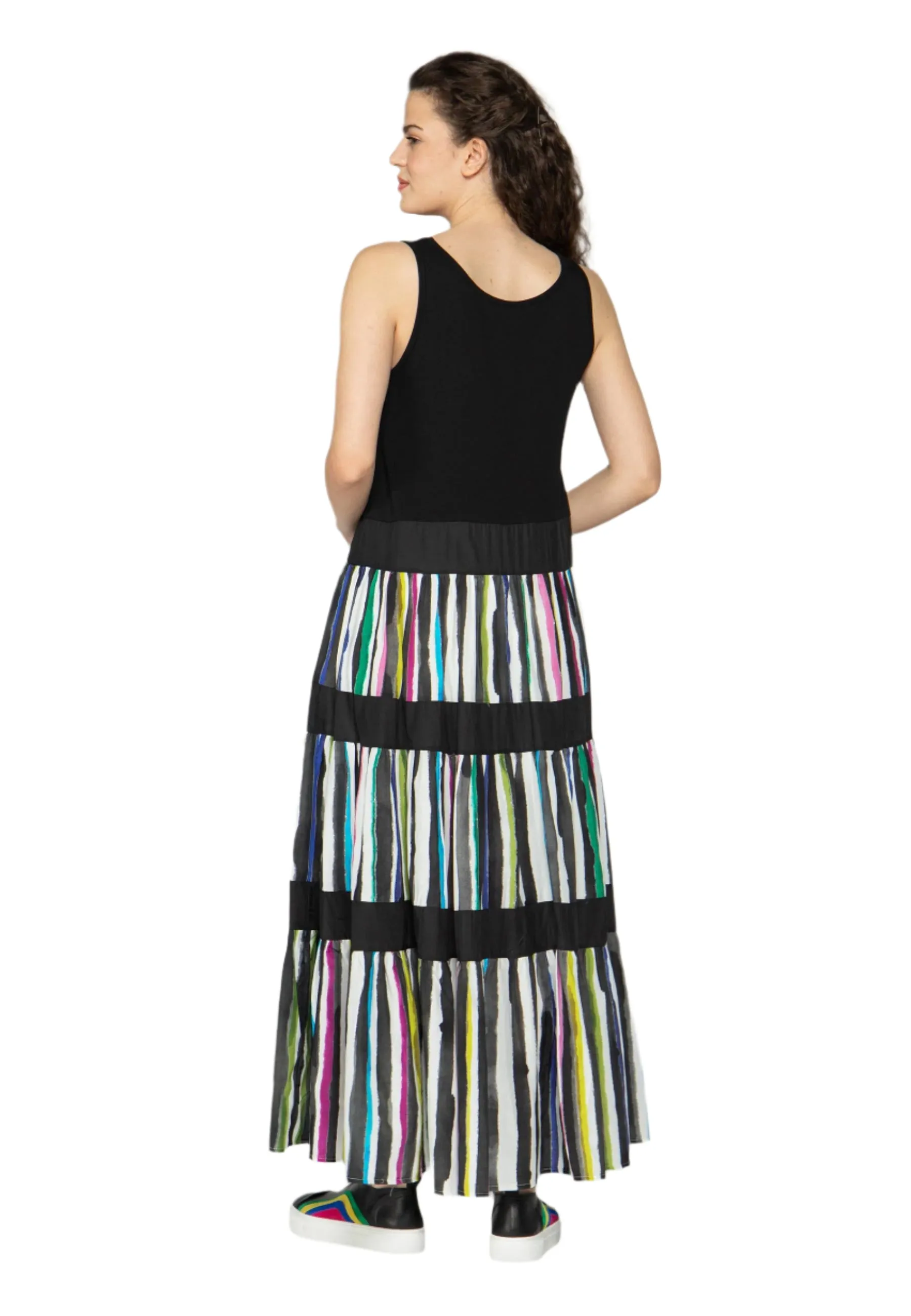 Stripe Maxi Dress