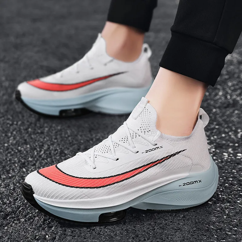Super Light Large Size Flying Woven Running Shoes