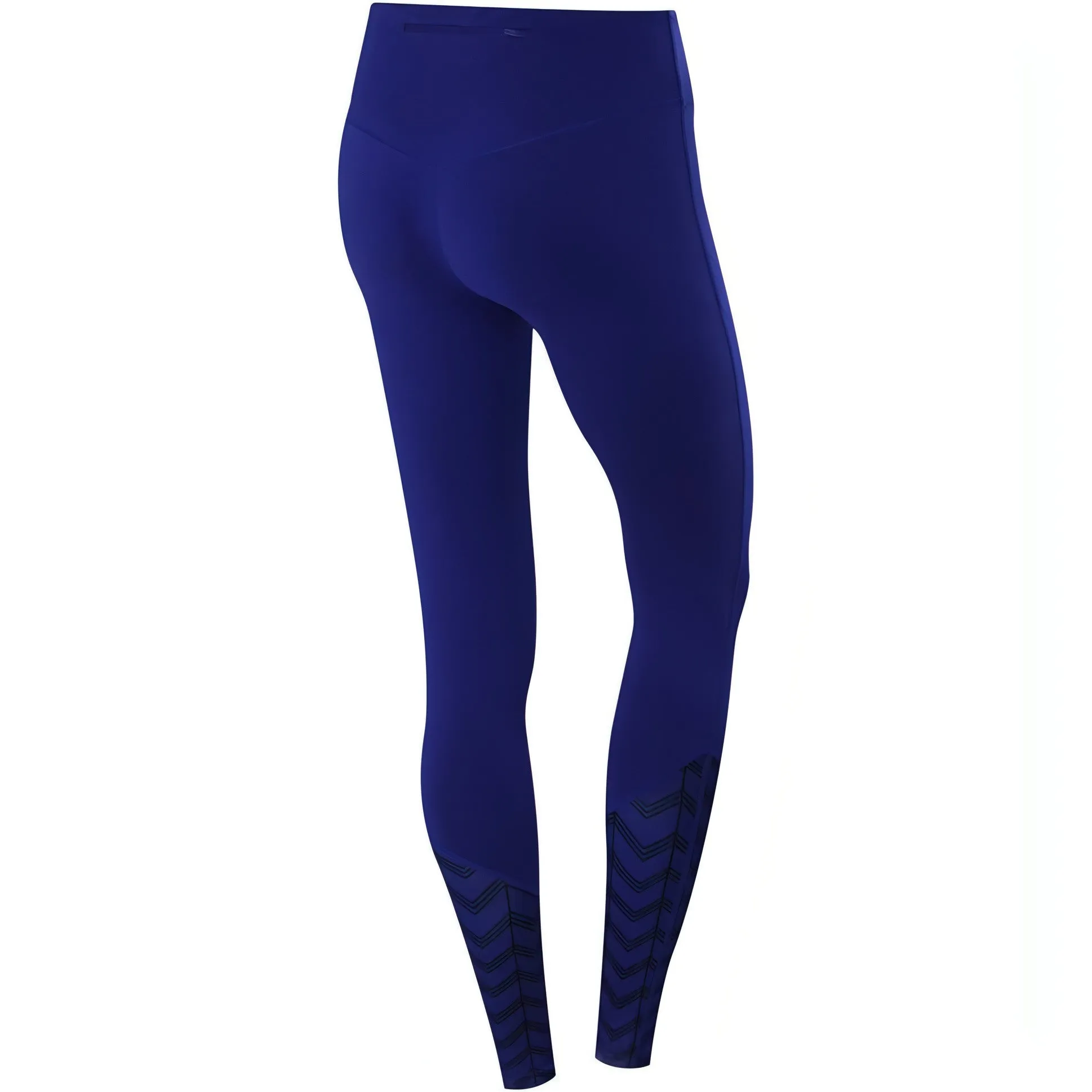 TCA Impulse Printed Womens Long Running Tights - Blue