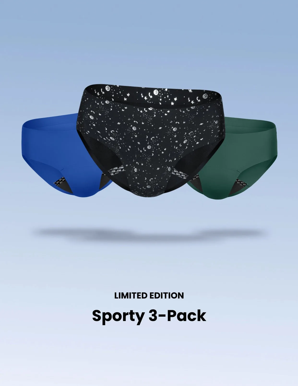 Teen Leakproof UltraThin No-Show Bikini 3-Pack