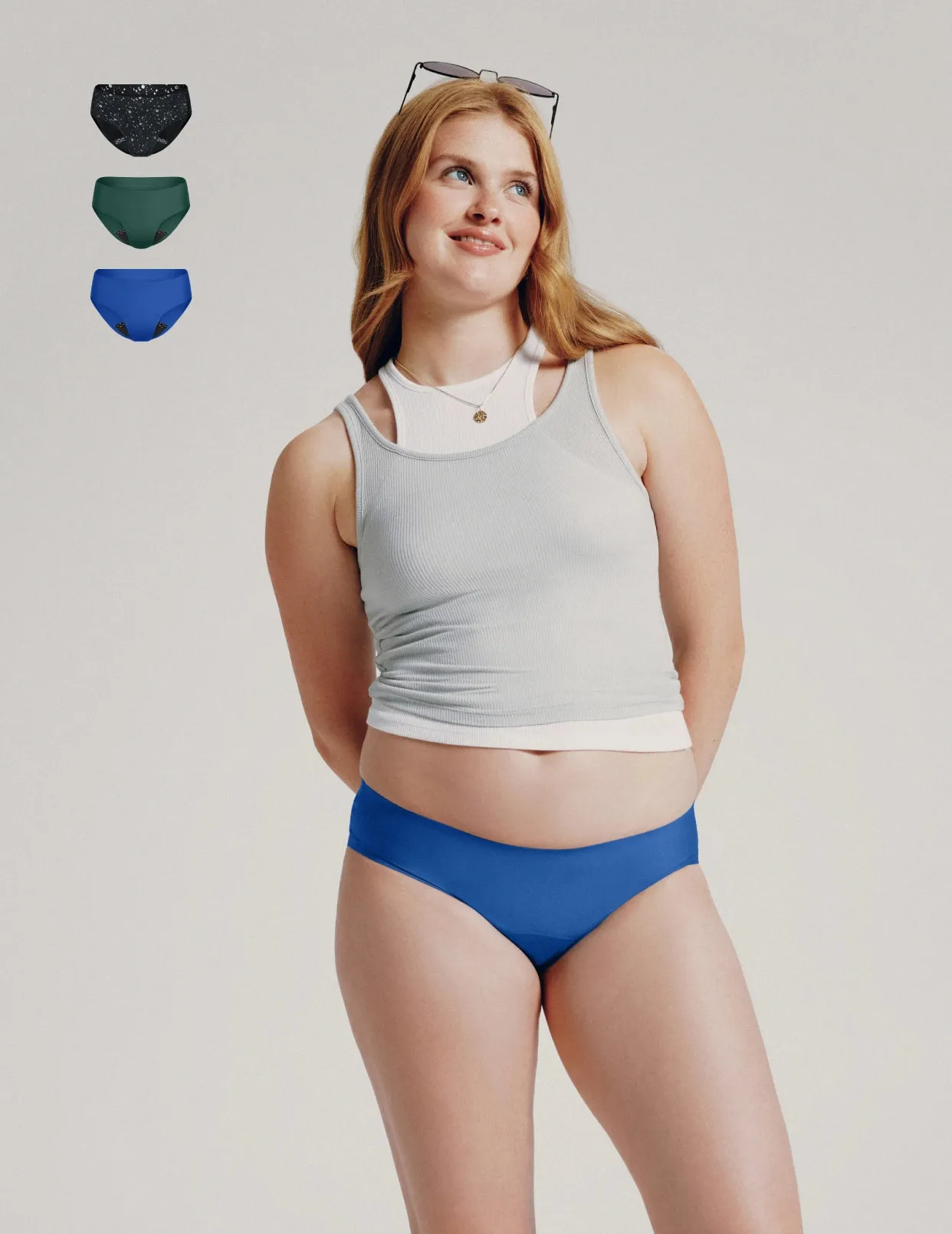 Teen Leakproof UltraThin No-Show Bikini 3-Pack