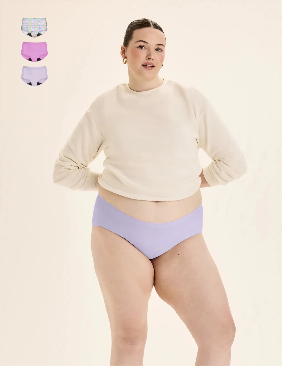 Teen Leakproof UltraThin No-Show Boyshort 3-Pack - Kit
