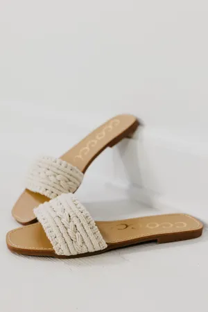 The Salma Woven Slide Sandal