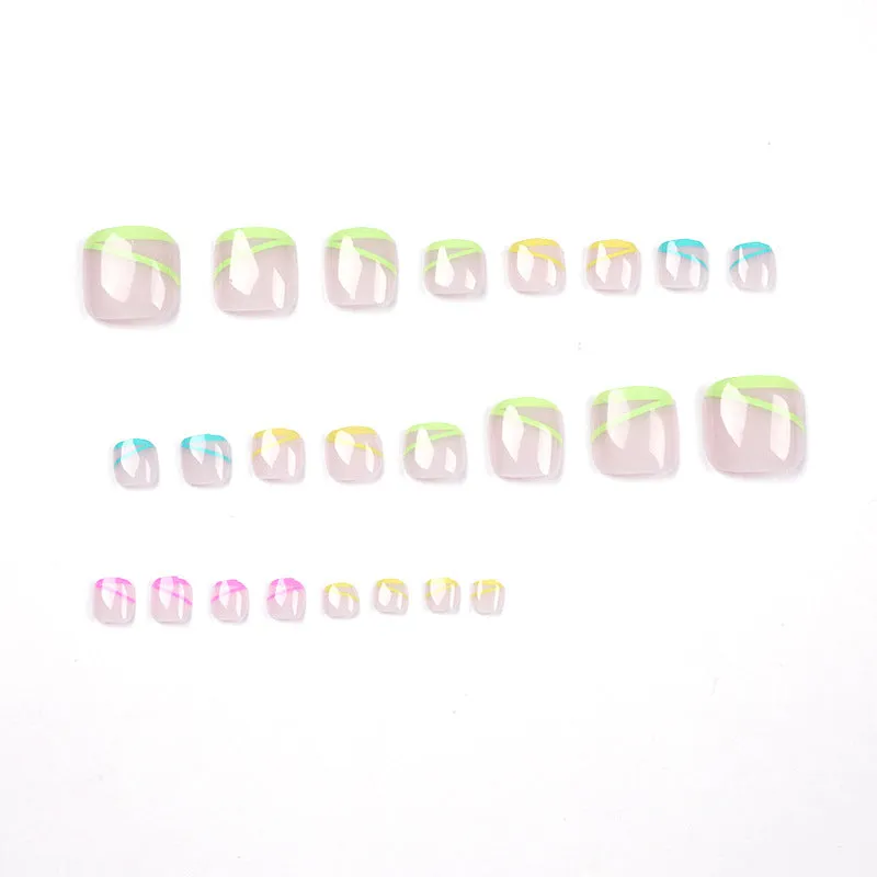 Toe nail color festival
