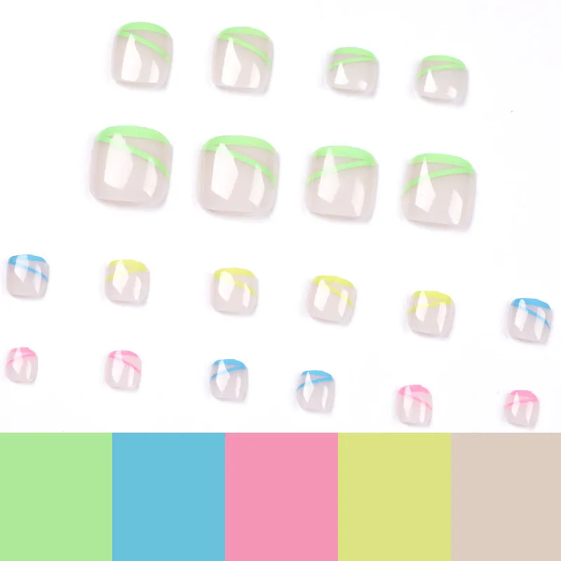 Toe nail color festival