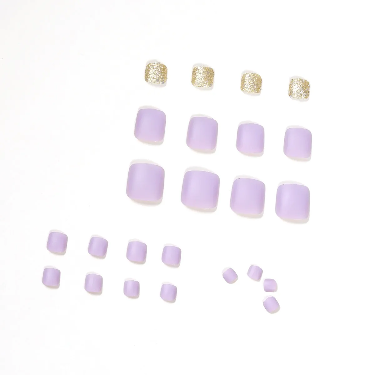 Toe nail light lavender