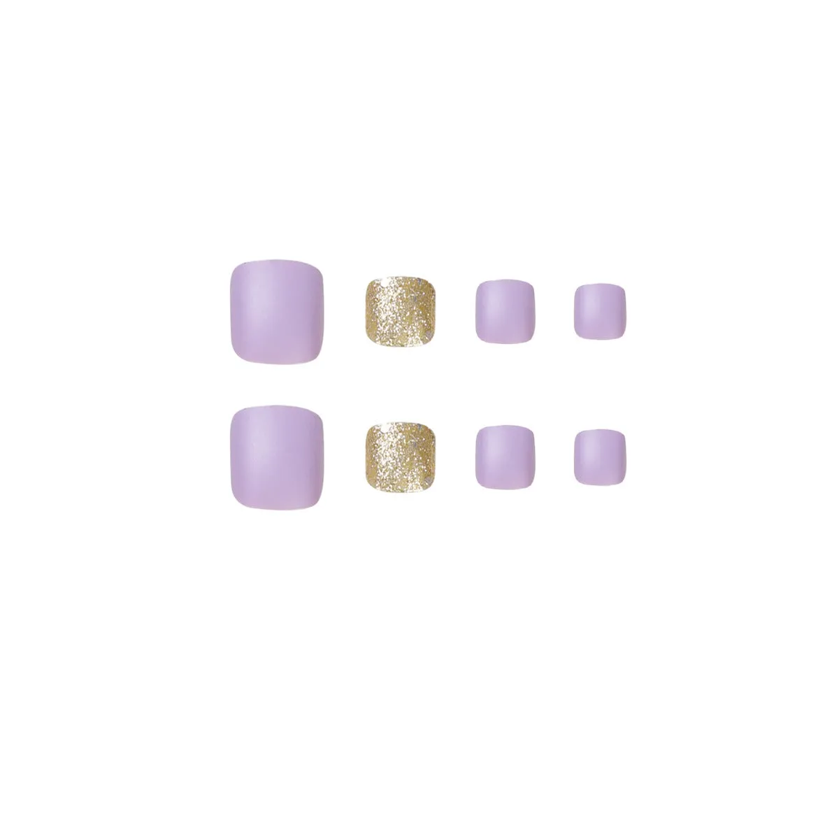 Toe nail light lavender