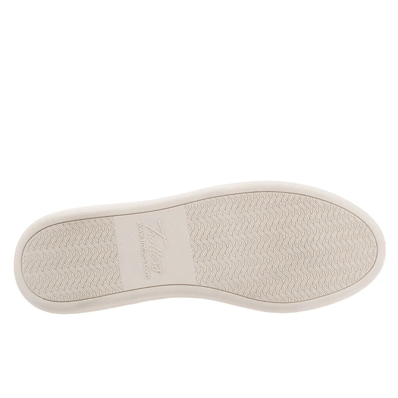 Trotters Avery T2202-044 Womens Silver Leather Slip On Ballet Flats Shoes