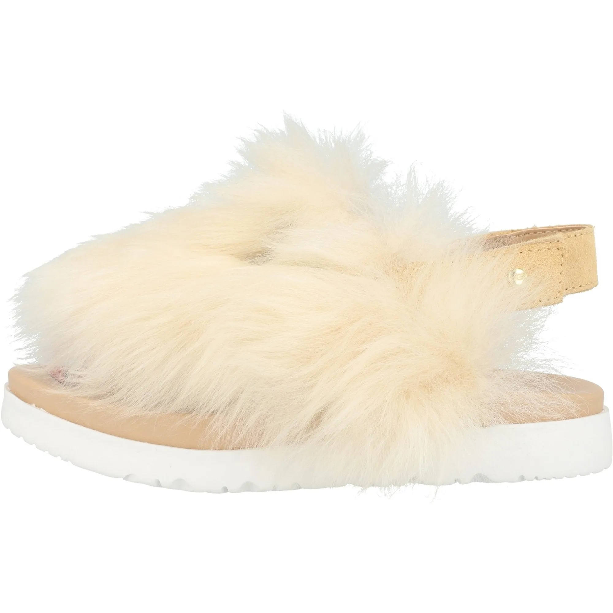UGG Punki Natural Sheepskin Sandals for Kids