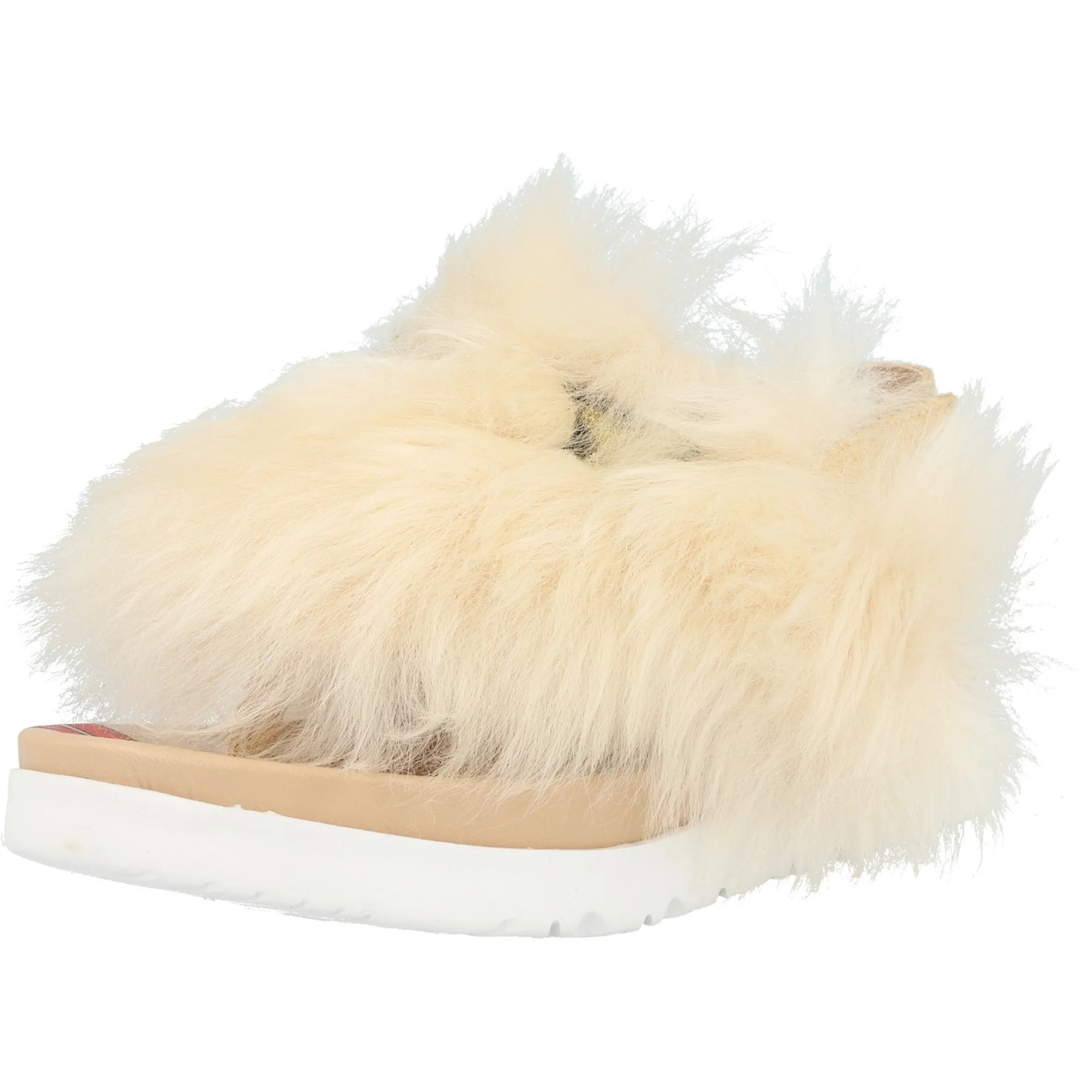 UGG Punki Natural Sheepskin Sandals for Kids