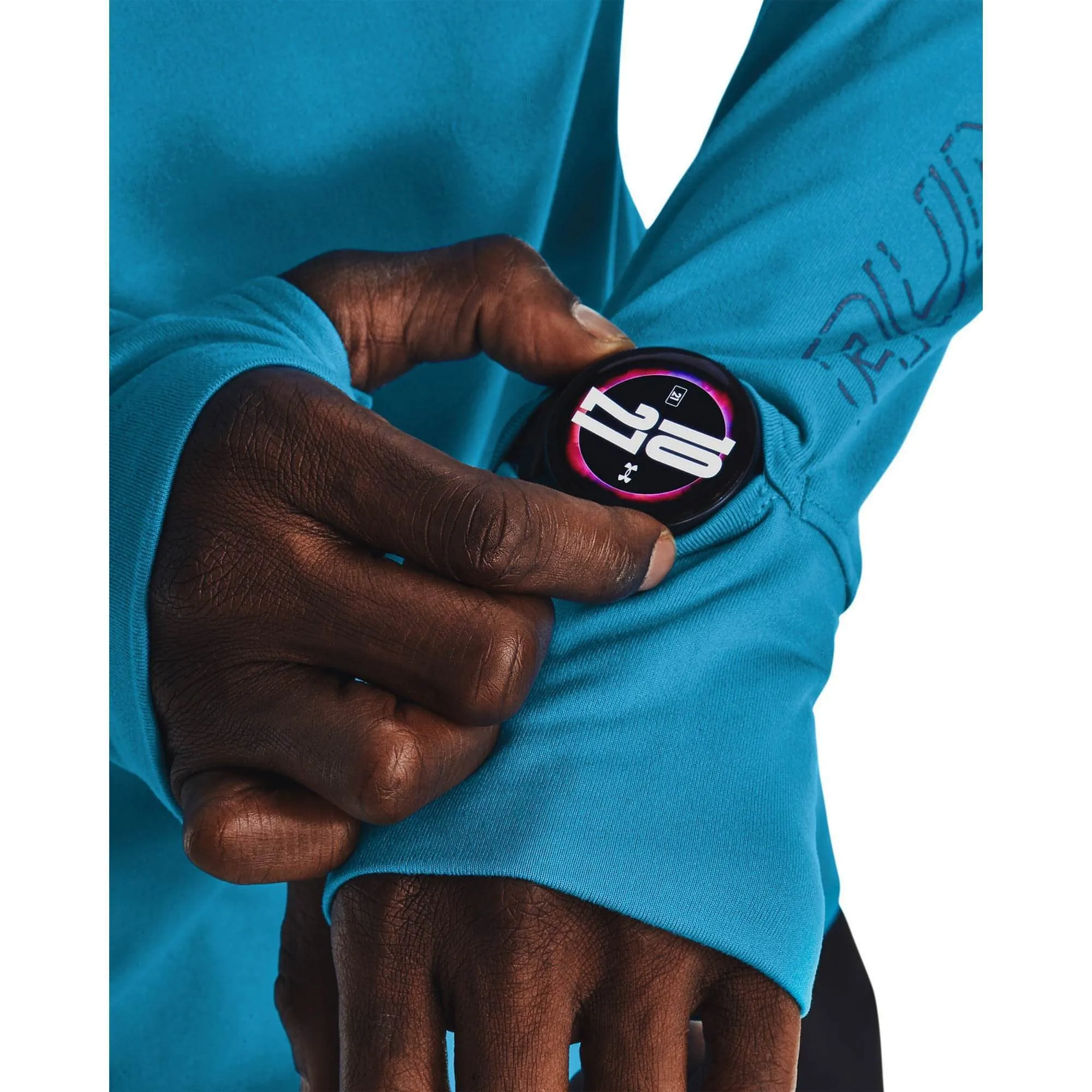 Under Armour OutRun The Cold Long Sleeve Mens Running Top - Blue