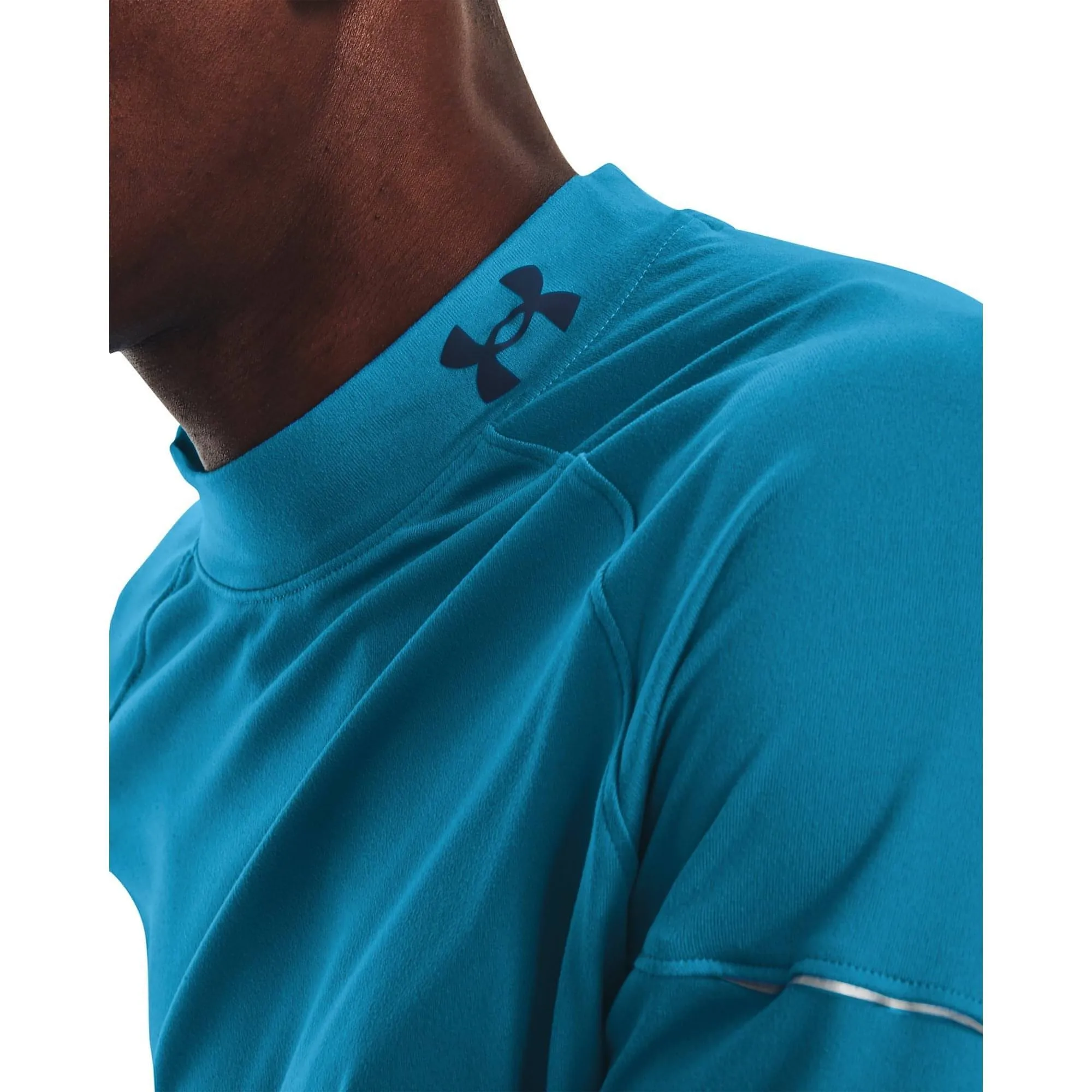 Under Armour OutRun The Cold Long Sleeve Mens Running Top - Blue