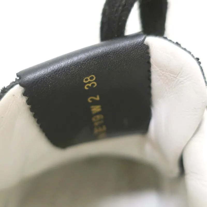 Valentino Glitter Flycrew Rockstud Sneakers Black/White Size 38