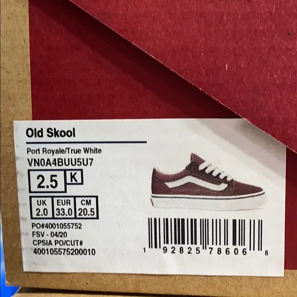 VANS OLD SKOOL SNEAKERS KIDS