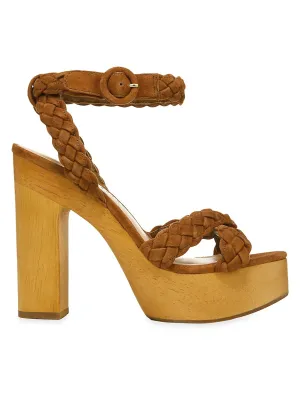 Veronica Beard Braided Platform Sandals