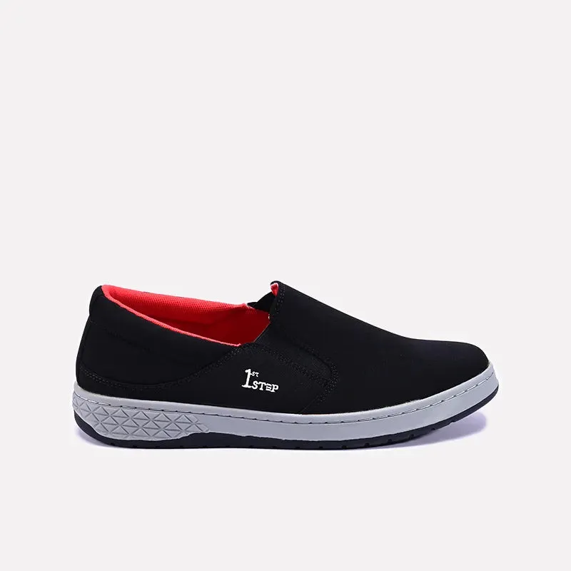 Vibe Black Slip On Sneakers 0120487