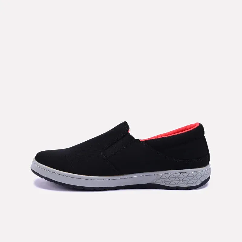 Vibe Black Slip On Sneakers 0120487