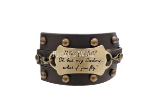 What if I Fall -  (New Style) - Brown Leather