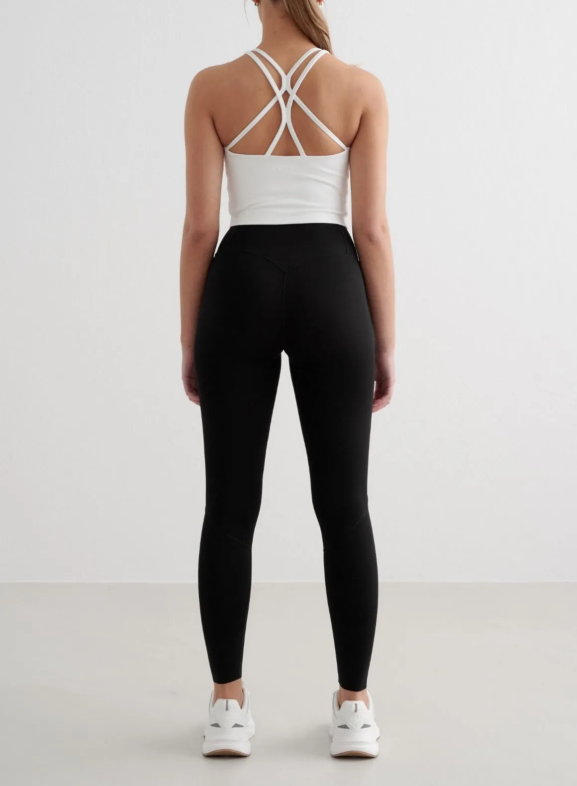 White Sculpting Strappy Bralette
