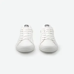 Winton Unisex Vegan Leather Sneakers | White & Black