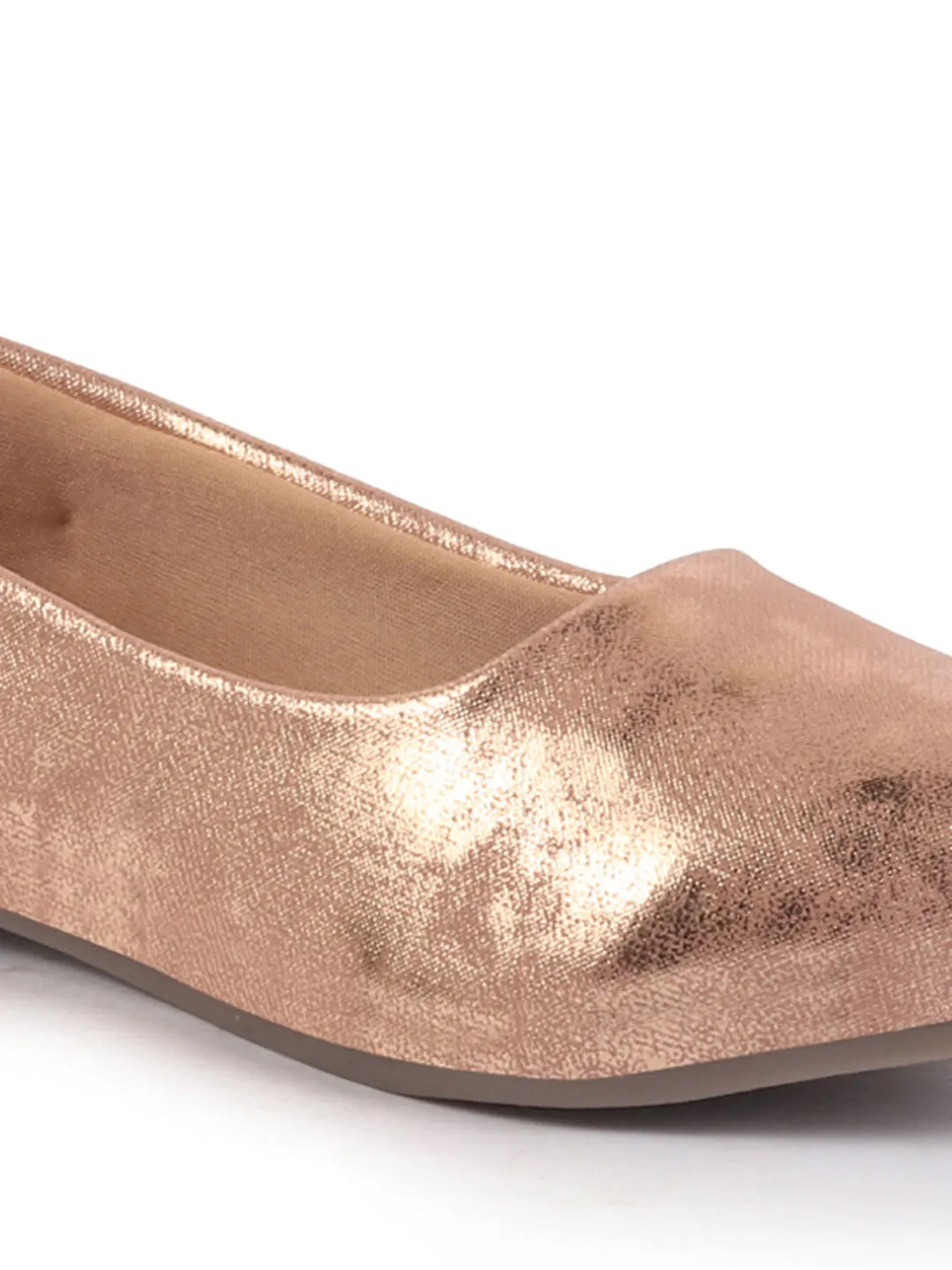 Women Comfortable Slip On Flat Ballerina Glittery Shiny Casual Ballet Driving Shoes Cushioned Insole