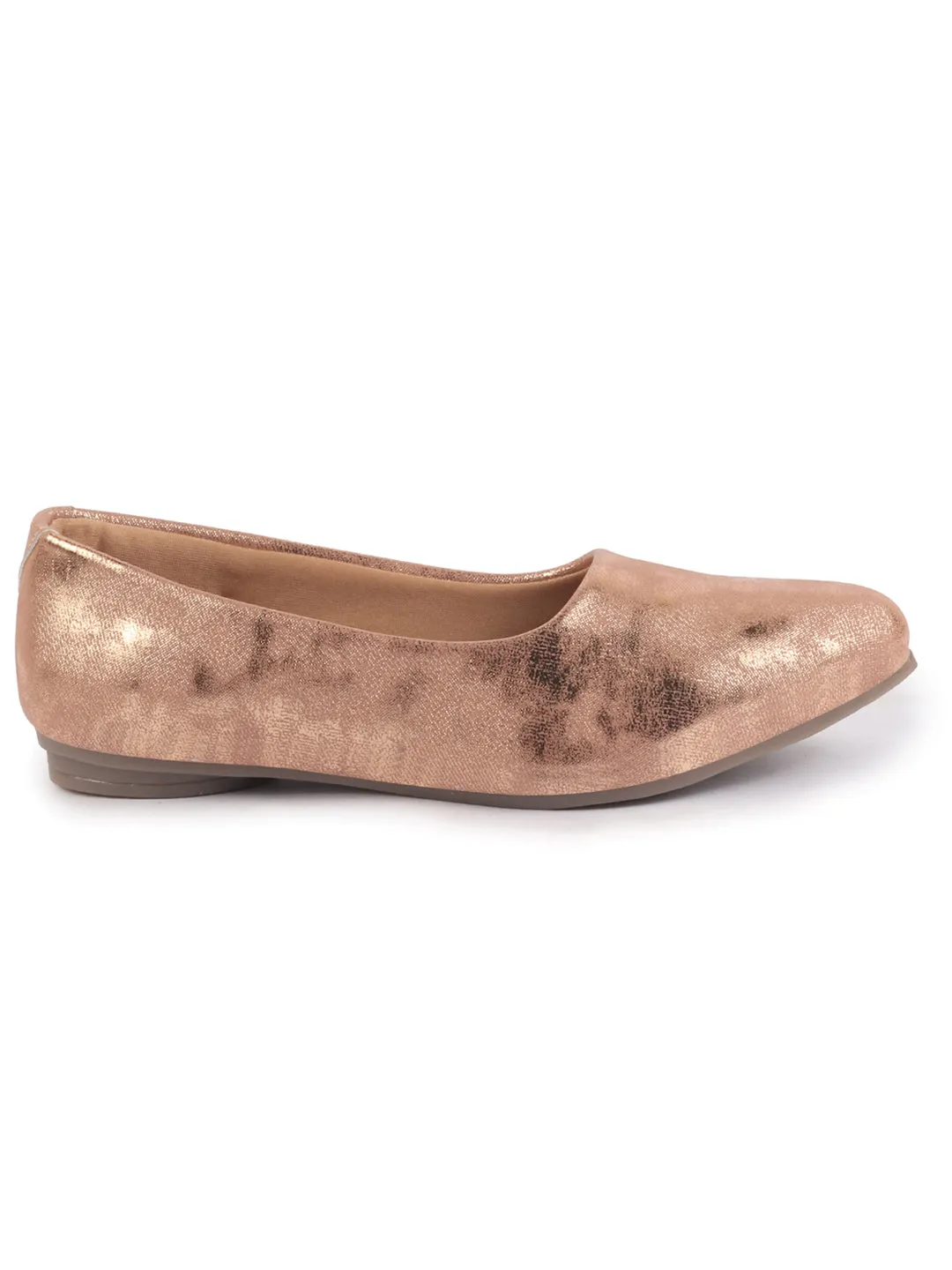 Women Comfortable Slip On Flat Ballerina Glittery Shiny Casual Ballet Driving Shoes Cushioned Insole