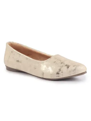 Women Comfortable Slip On Flat Ballerina Glittery Shiny Casual Ballet Driving Shoes Cushioned Insole