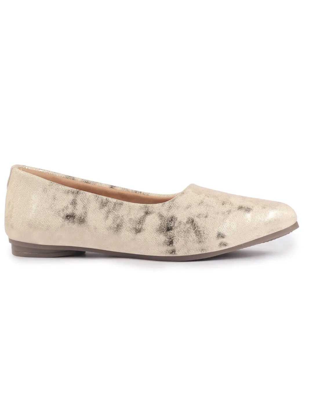 Women Comfortable Slip On Flat Ballerina Glittery Shiny Casual Ballet Driving Shoes Cushioned Insole