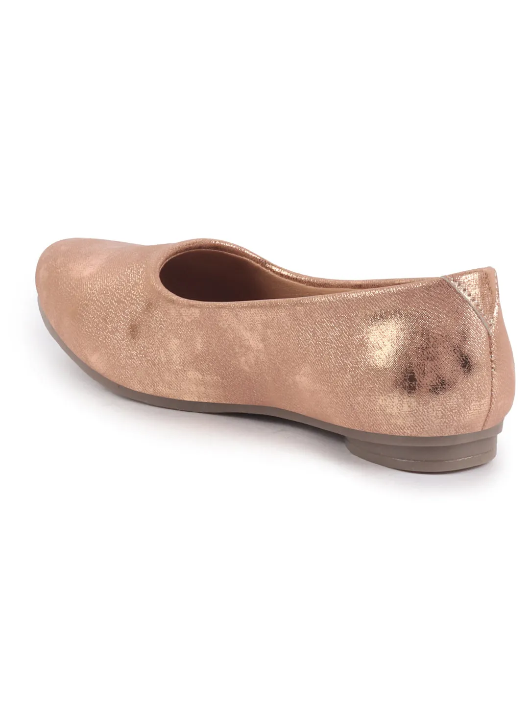 Women Comfortable Slip On Flat Ballerina Glittery Shiny Casual Ballet Driving Shoes Cushioned Insole