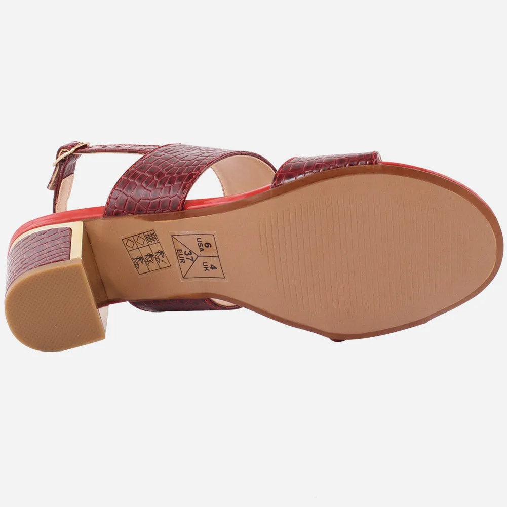 Women "Paz" timeless Block Heel sandals