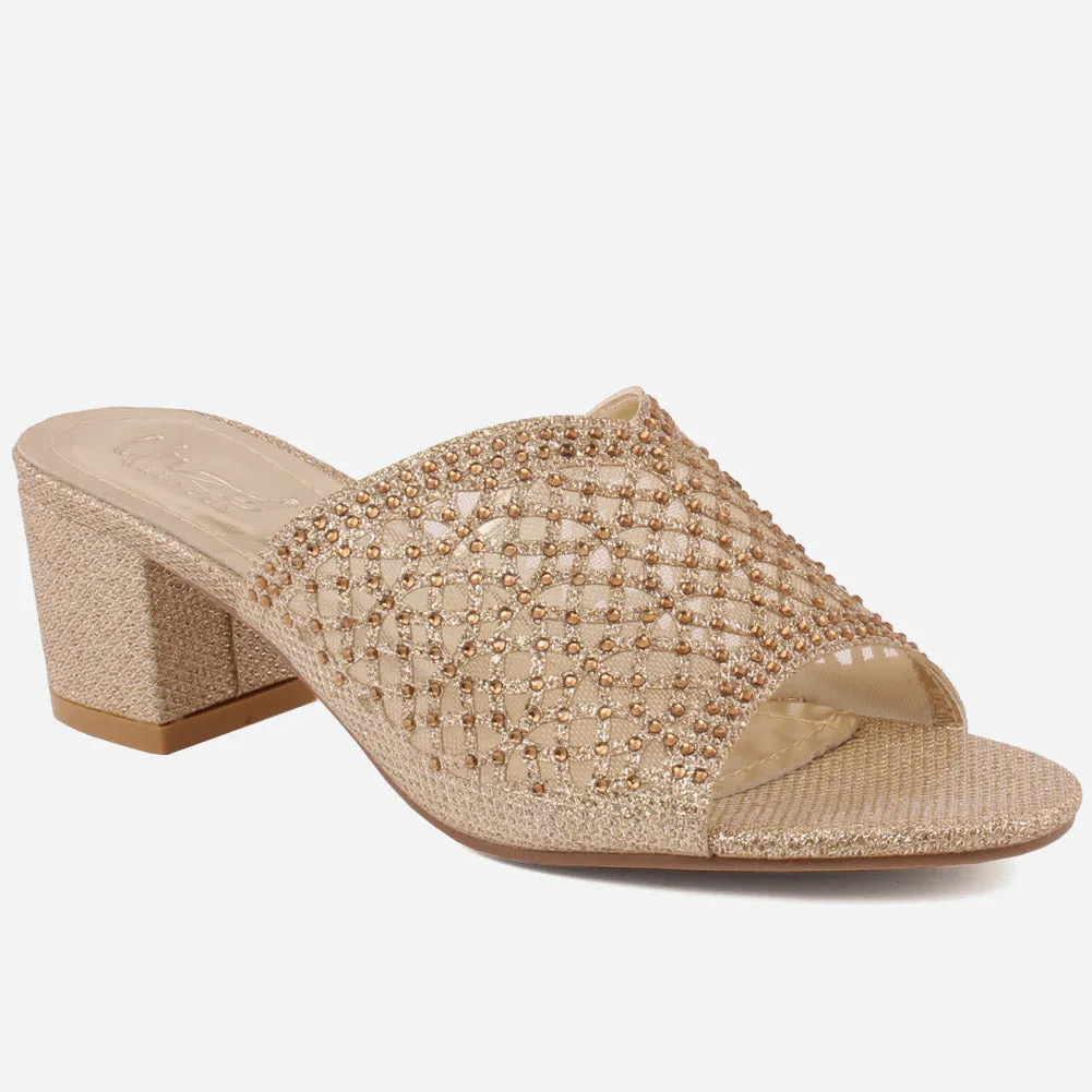 Women "RITA" Block Heel Open Toe Sandals