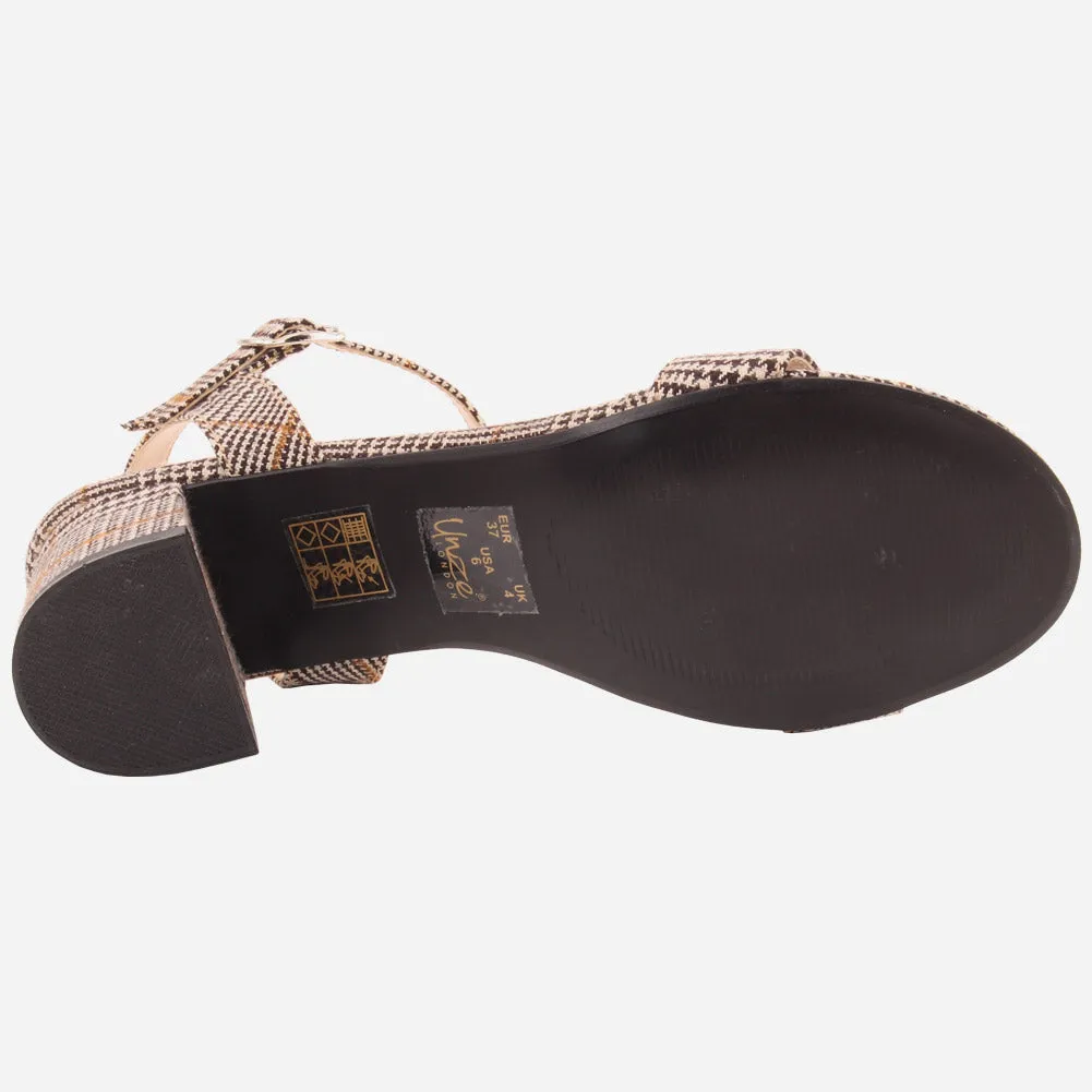 Women "SANDRA" Block Heel Stylish Sandals
