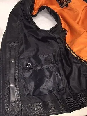 WOMENS MOTORCYCLE RIDERS BLK UPDATED SWAT TEAM STYLE LEATHER VEST BUTTERSOFT NEW
