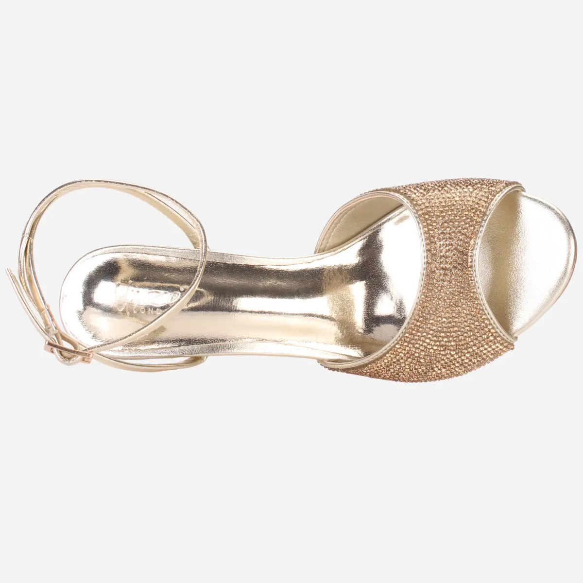 Women's "BILLAROS" Shimmery Stiletto Evening Sandals