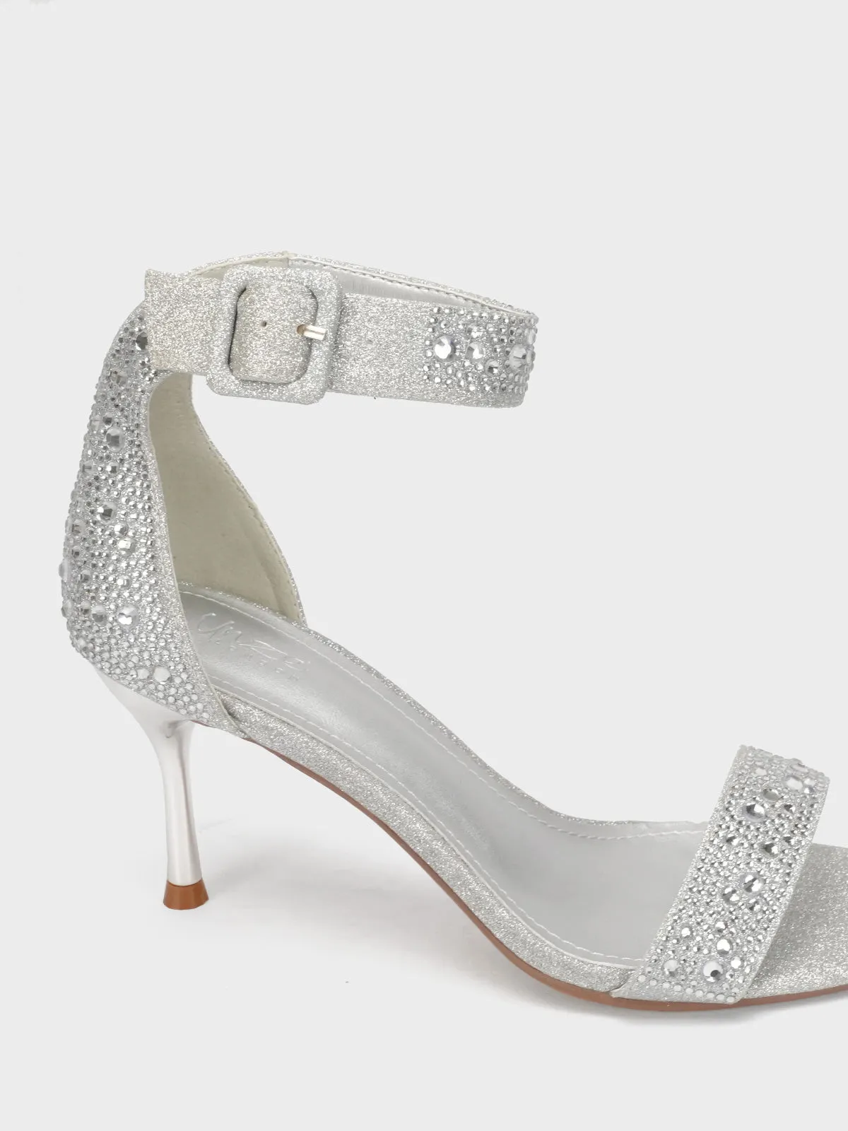 Womens "CYNZIA" Diamante Evening Sandals